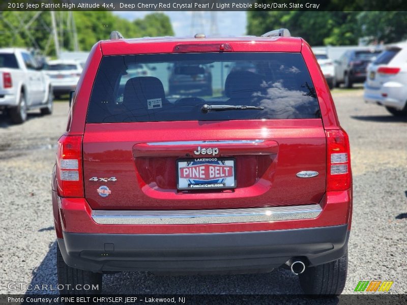 Deep Cherry Red Crystal Pearl / Light Pebble Beige/Dark Slate Gray 2016 Jeep Patriot High Altitude 4x4