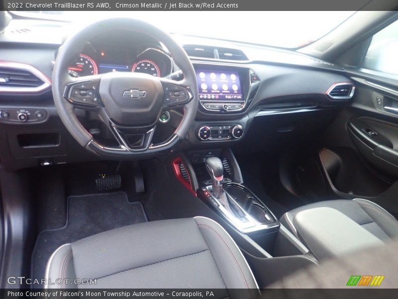  2022 TrailBlazer RS AWD Jet Black w/Red Accents Interior