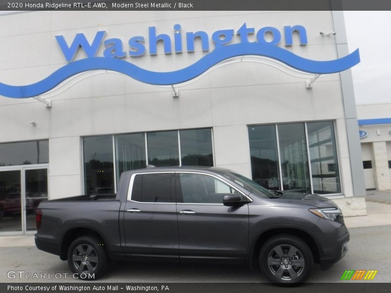 Modern Steel Metallic / Black 2020 Honda Ridgeline RTL-E AWD