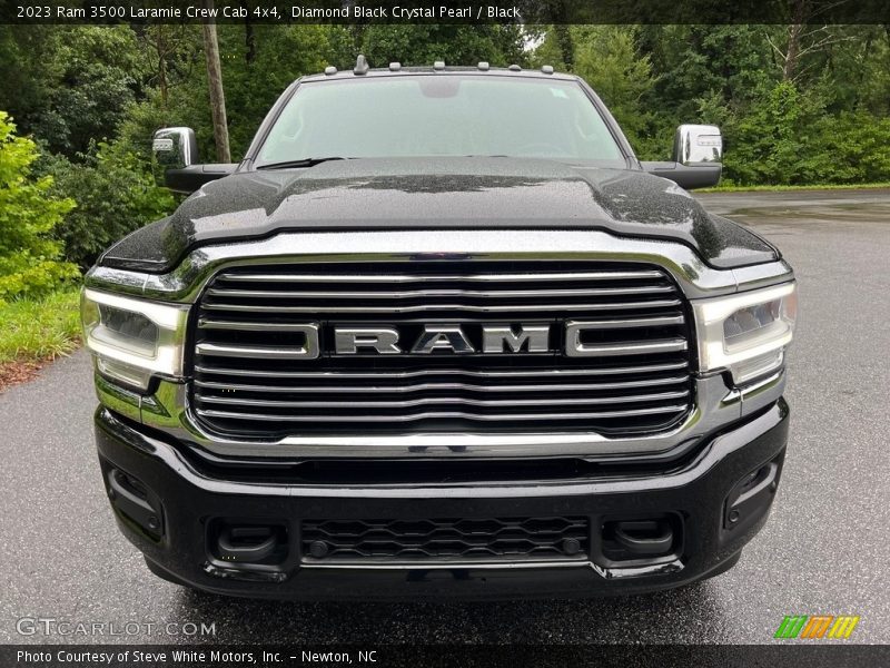 Diamond Black Crystal Pearl / Black 2023 Ram 3500 Laramie Crew Cab 4x4
