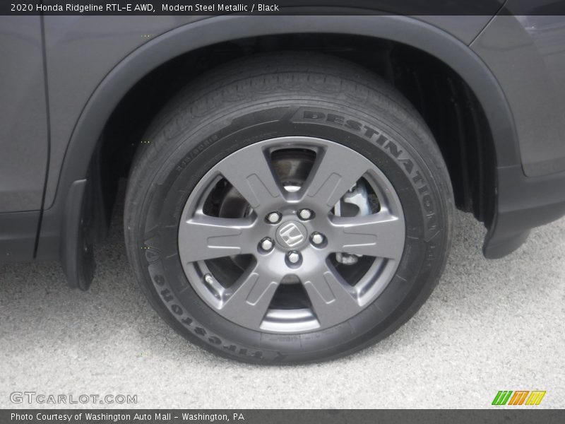 Modern Steel Metallic / Black 2020 Honda Ridgeline RTL-E AWD