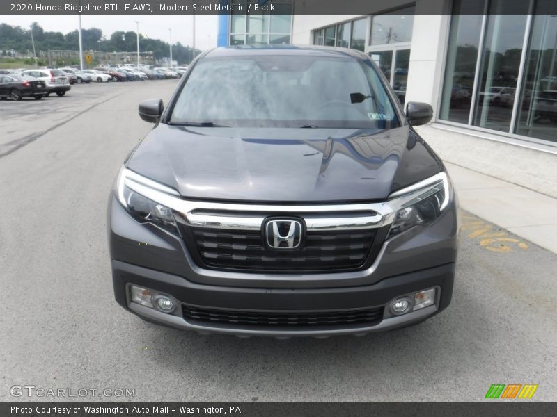 Modern Steel Metallic / Black 2020 Honda Ridgeline RTL-E AWD