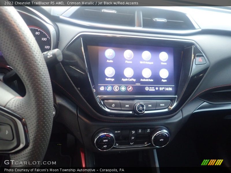 Crimson Metallic / Jet Black w/Red Accents 2022 Chevrolet TrailBlazer RS AWD