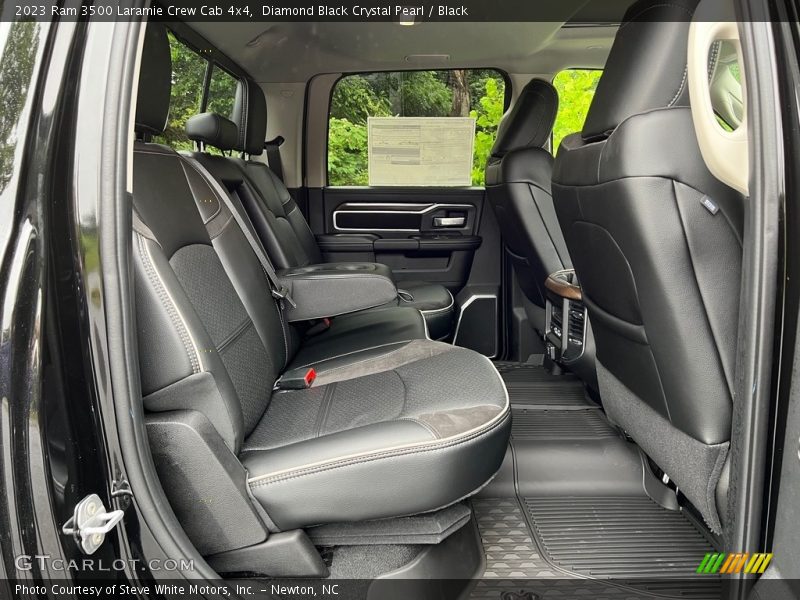 Rear Seat of 2023 3500 Laramie Crew Cab 4x4
