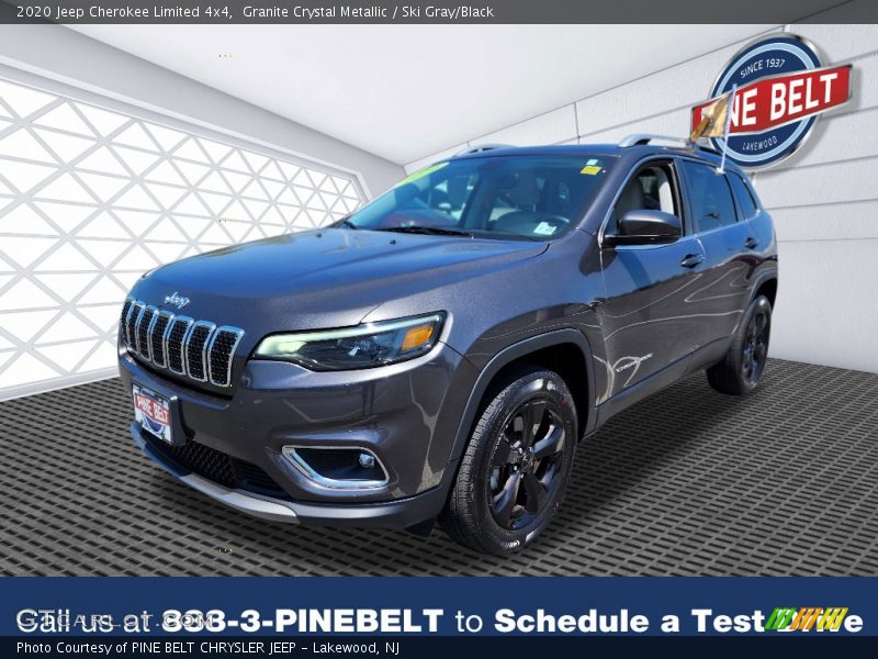 Granite Crystal Metallic / Ski Gray/Black 2020 Jeep Cherokee Limited 4x4