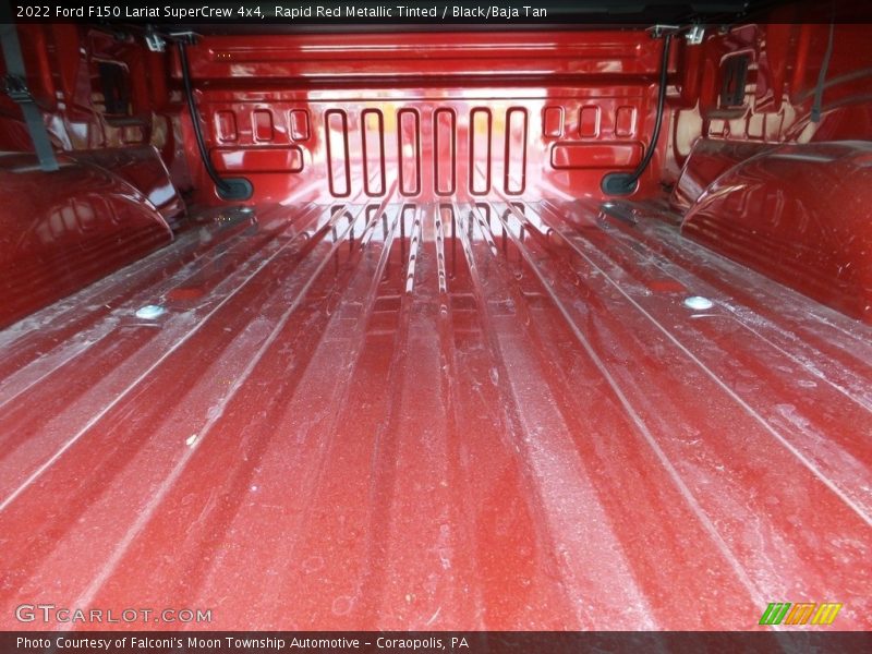 Rapid Red Metallic Tinted / Black/Baja Tan 2022 Ford F150 Lariat SuperCrew 4x4