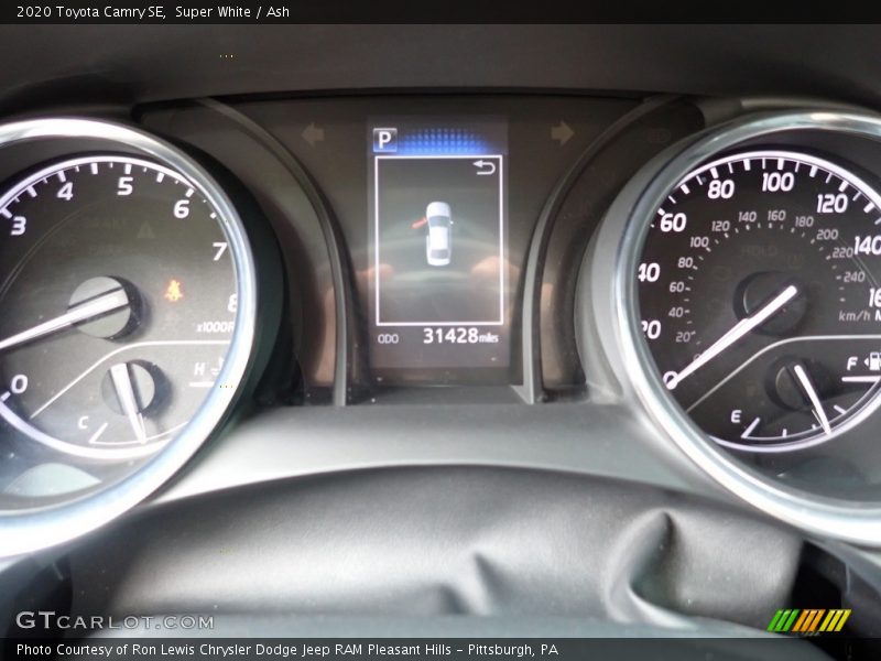 Super White / Ash 2020 Toyota Camry SE