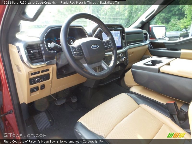 2022 F150 Lariat SuperCrew 4x4 Black/Baja Tan Interior