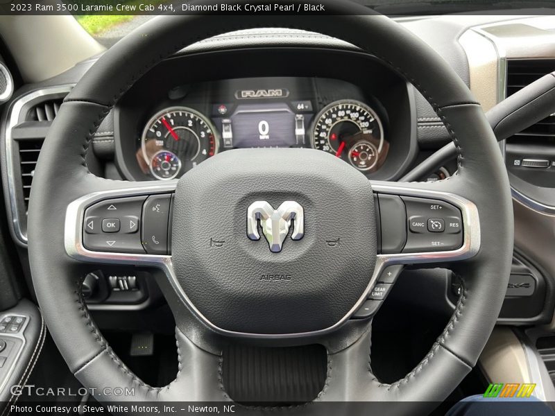  2023 3500 Laramie Crew Cab 4x4 Steering Wheel