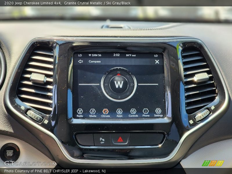 Granite Crystal Metallic / Ski Gray/Black 2020 Jeep Cherokee Limited 4x4