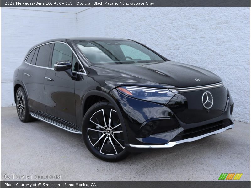 Obsidian Black Metallic / Black/Space Gray 2023 Mercedes-Benz EQS 450+ SUV