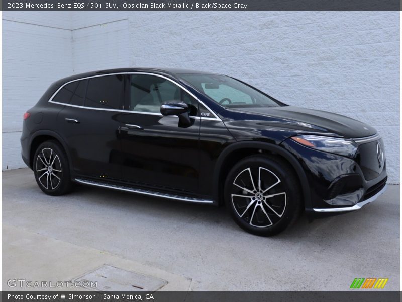 Obsidian Black Metallic / Black/Space Gray 2023 Mercedes-Benz EQS 450+ SUV