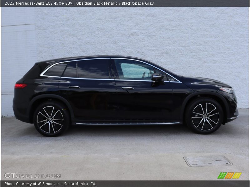 Obsidian Black Metallic / Black/Space Gray 2023 Mercedes-Benz EQS 450+ SUV