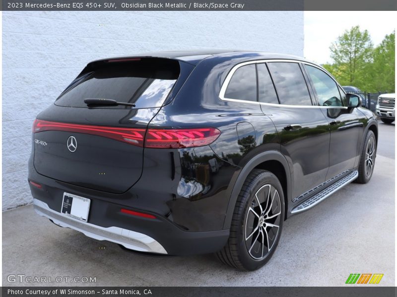 Obsidian Black Metallic / Black/Space Gray 2023 Mercedes-Benz EQS 450+ SUV