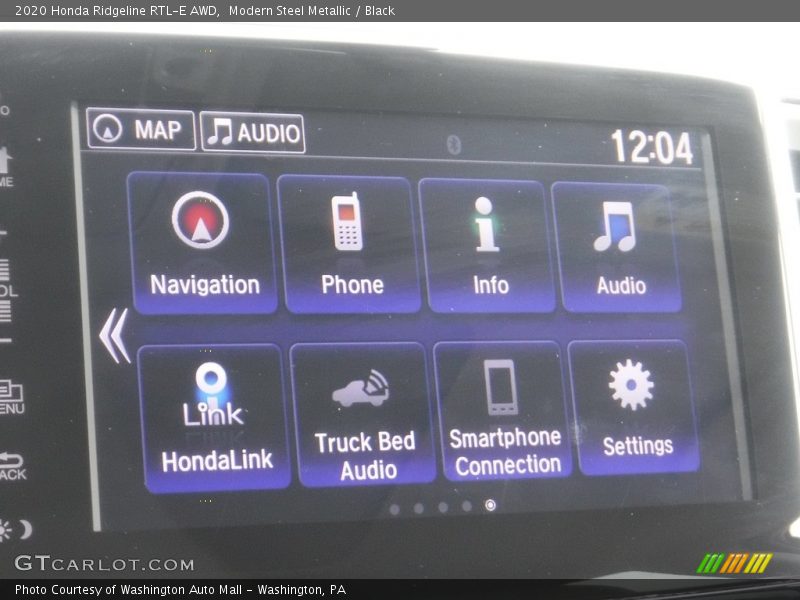 Modern Steel Metallic / Black 2020 Honda Ridgeline RTL-E AWD