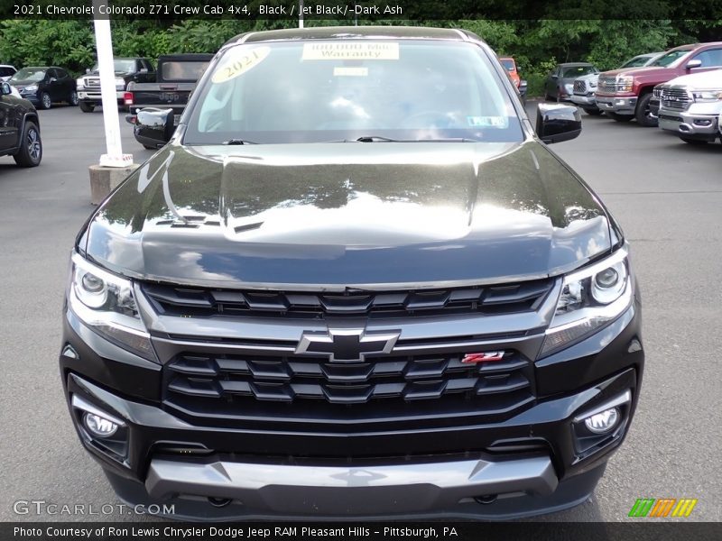 Black / Jet Black/­Dark Ash 2021 Chevrolet Colorado Z71 Crew Cab 4x4