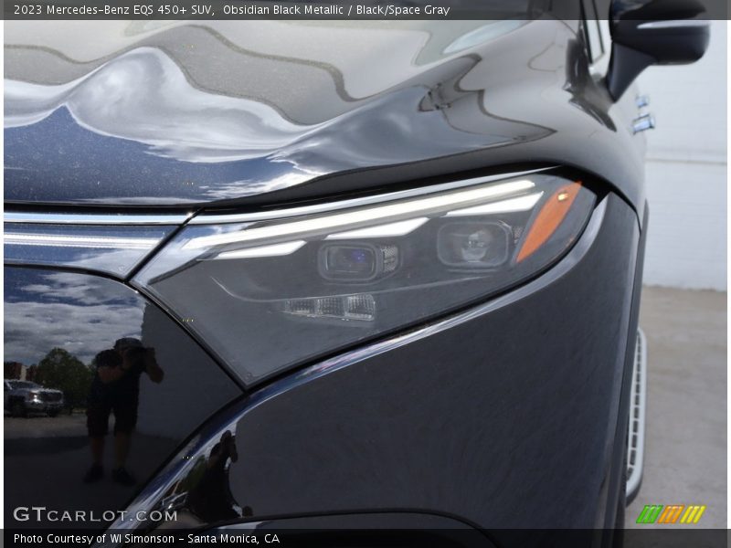 Obsidian Black Metallic / Black/Space Gray 2023 Mercedes-Benz EQS 450+ SUV
