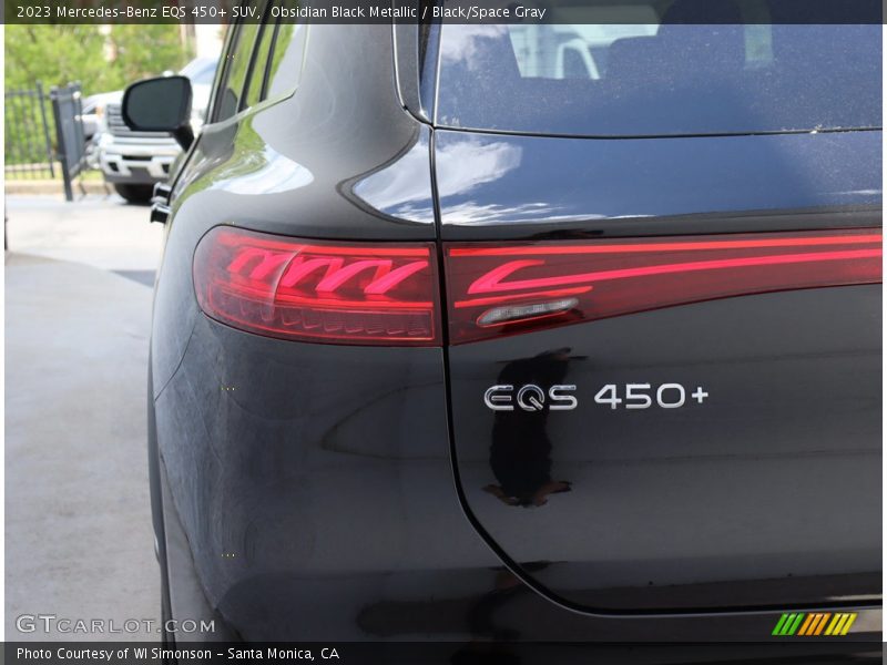 Obsidian Black Metallic / Black/Space Gray 2023 Mercedes-Benz EQS 450+ SUV