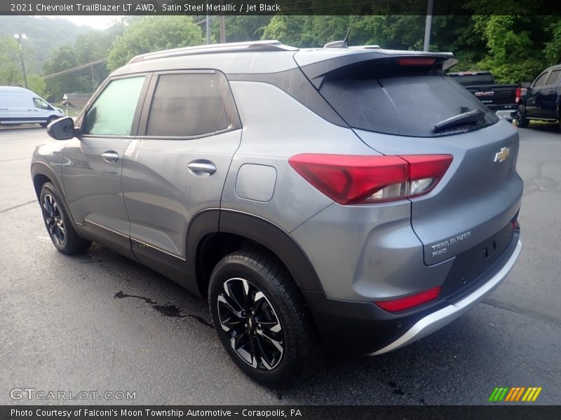 Satin Steel Metallic / Jet Black 2021 Chevrolet TrailBlazer LT AWD