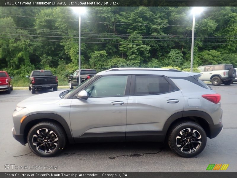 Satin Steel Metallic / Jet Black 2021 Chevrolet TrailBlazer LT AWD