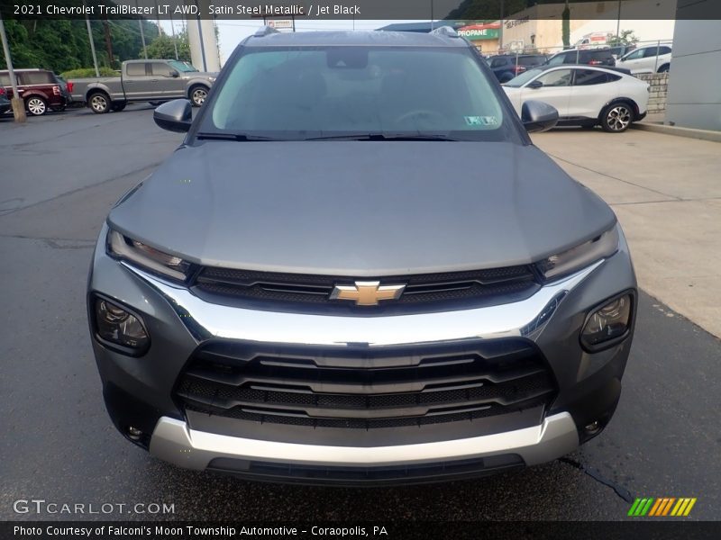 Satin Steel Metallic / Jet Black 2021 Chevrolet TrailBlazer LT AWD