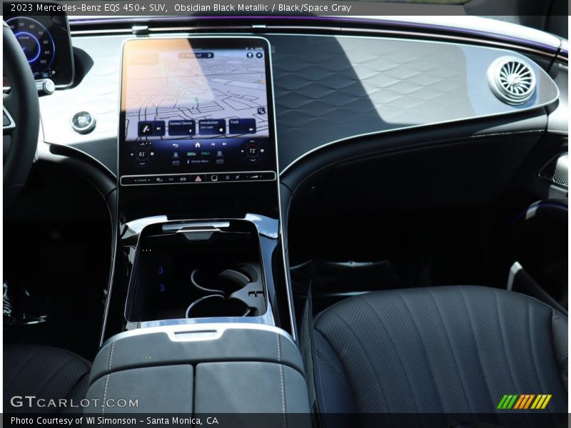 Obsidian Black Metallic / Black/Space Gray 2023 Mercedes-Benz EQS 450+ SUV