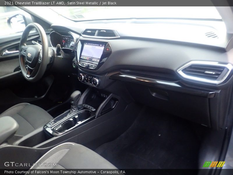 Satin Steel Metallic / Jet Black 2021 Chevrolet TrailBlazer LT AWD