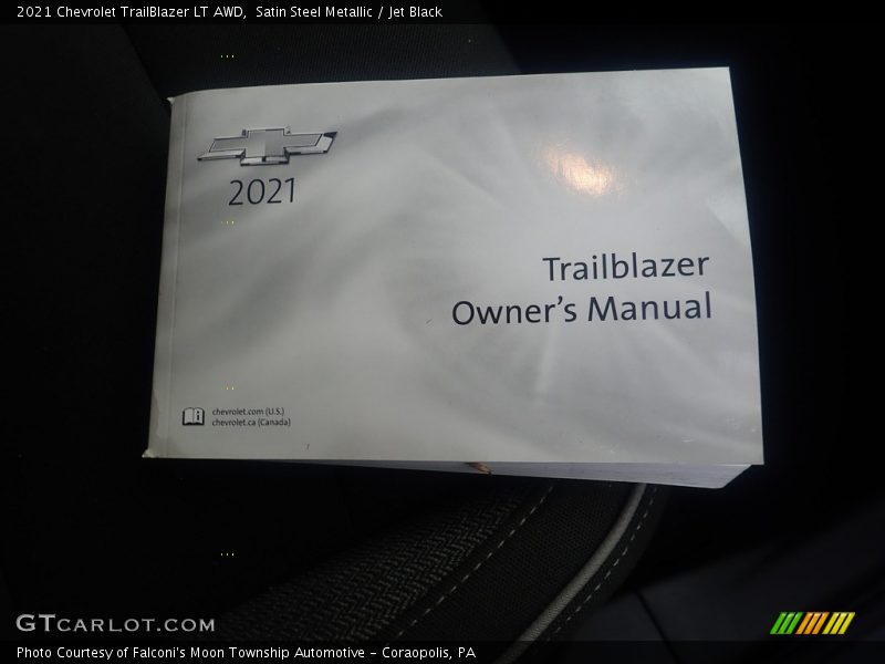 Satin Steel Metallic / Jet Black 2021 Chevrolet TrailBlazer LT AWD