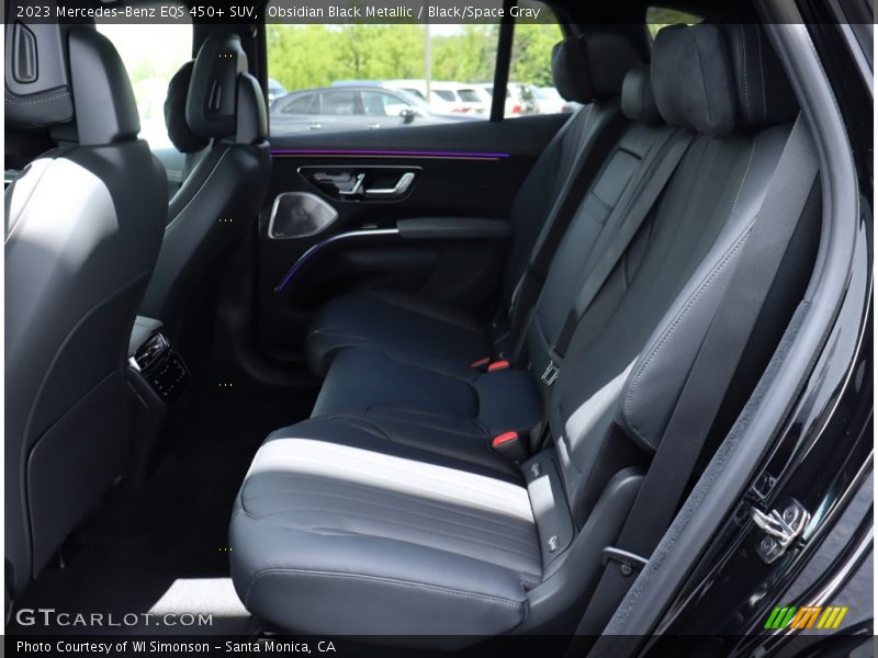 Obsidian Black Metallic / Black/Space Gray 2023 Mercedes-Benz EQS 450+ SUV