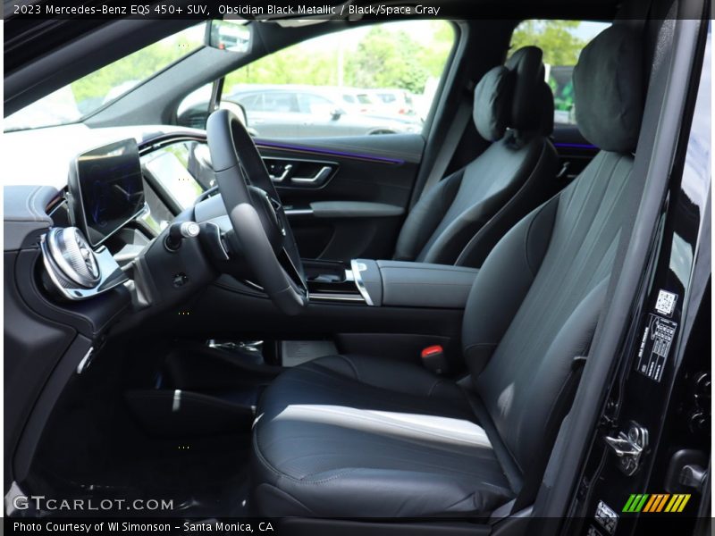 Obsidian Black Metallic / Black/Space Gray 2023 Mercedes-Benz EQS 450+ SUV