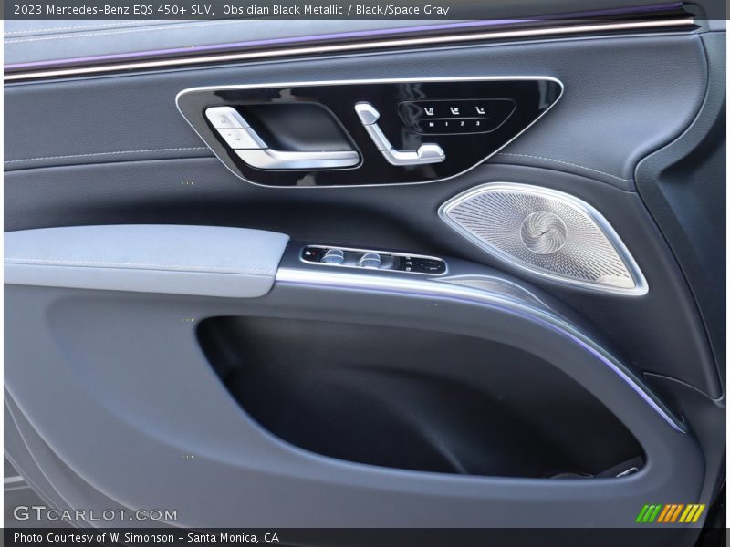Obsidian Black Metallic / Black/Space Gray 2023 Mercedes-Benz EQS 450+ SUV