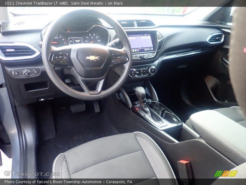 Satin Steel Metallic / Jet Black 2021 Chevrolet TrailBlazer LT AWD