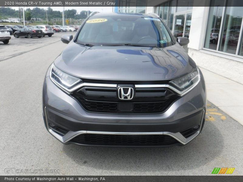 Modern Steel Metallic / Gray 2020 Honda CR-V Touring AWD