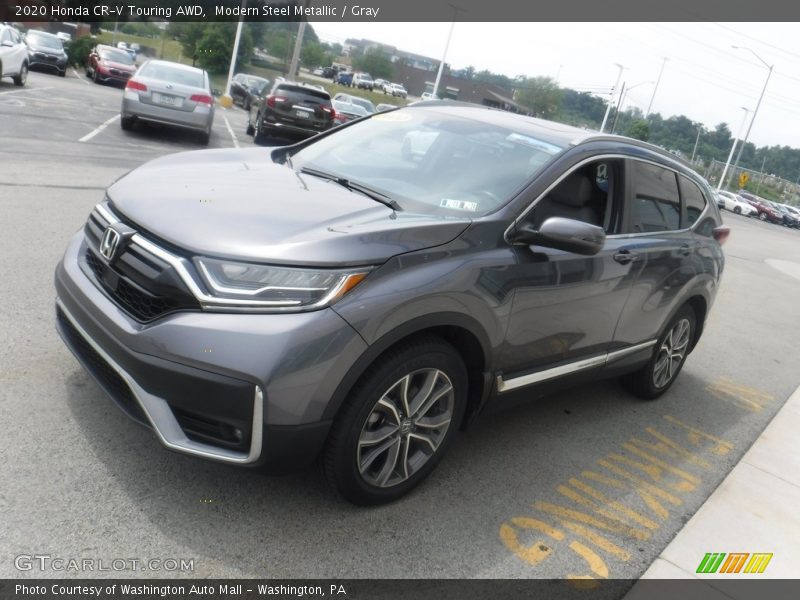 Modern Steel Metallic / Gray 2020 Honda CR-V Touring AWD