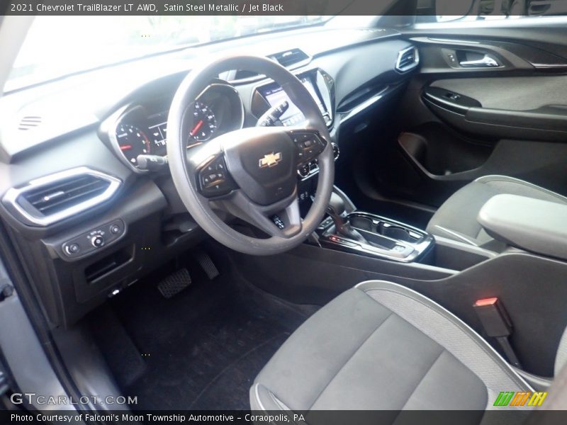 Satin Steel Metallic / Jet Black 2021 Chevrolet TrailBlazer LT AWD