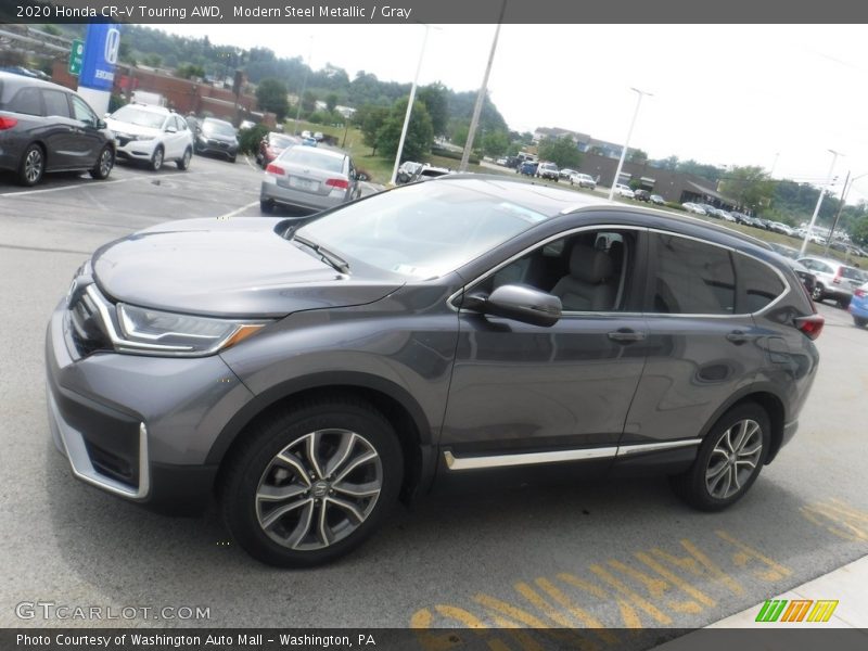 Modern Steel Metallic / Gray 2020 Honda CR-V Touring AWD