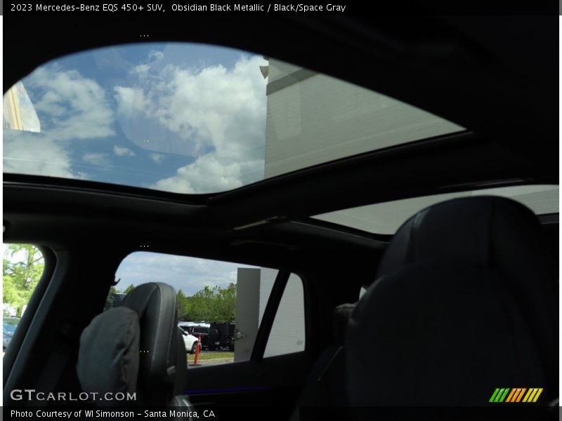 Obsidian Black Metallic / Black/Space Gray 2023 Mercedes-Benz EQS 450+ SUV