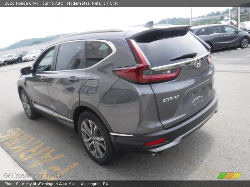 Modern Steel Metallic / Gray 2020 Honda CR-V Touring AWD