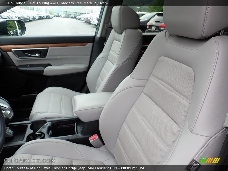 Modern Steel Metallic / Ivory 2019 Honda CR-V Touring AWD
