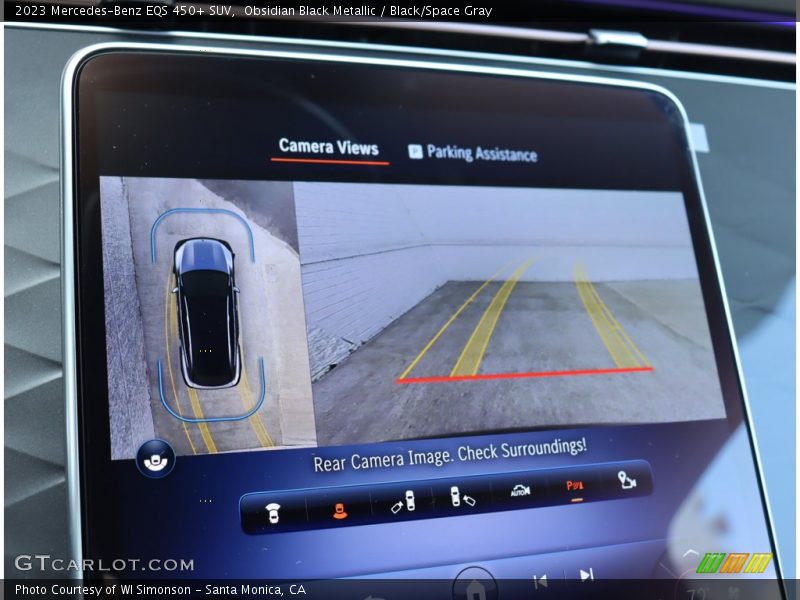 Obsidian Black Metallic / Black/Space Gray 2023 Mercedes-Benz EQS 450+ SUV