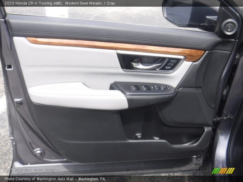 Modern Steel Metallic / Gray 2020 Honda CR-V Touring AWD