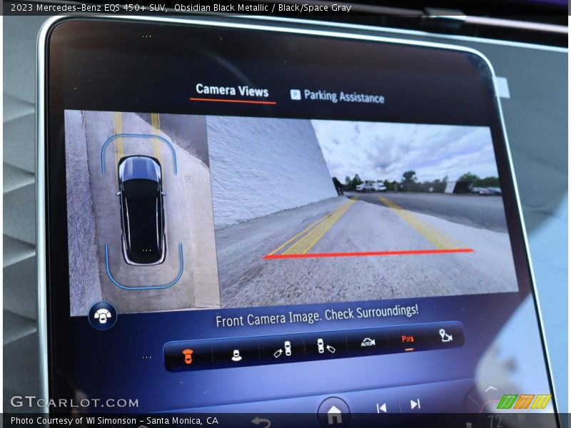 Obsidian Black Metallic / Black/Space Gray 2023 Mercedes-Benz EQS 450+ SUV