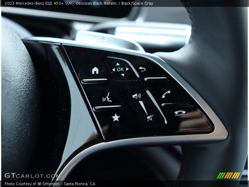 Obsidian Black Metallic / Black/Space Gray 2023 Mercedes-Benz EQS 450+ SUV