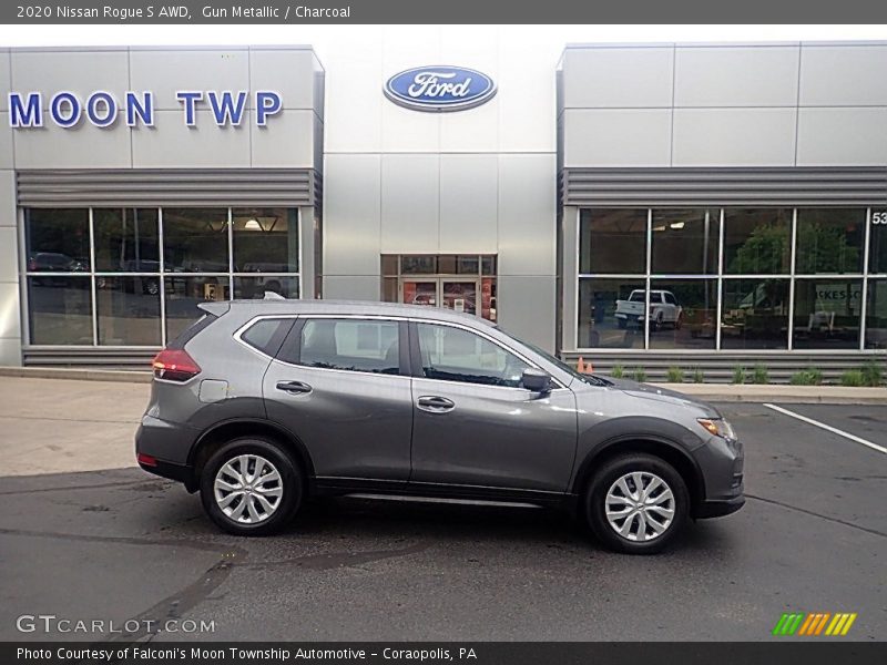 Gun Metallic / Charcoal 2020 Nissan Rogue S AWD