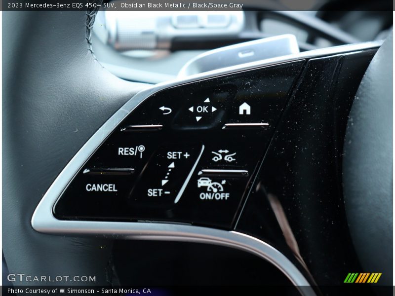 Obsidian Black Metallic / Black/Space Gray 2023 Mercedes-Benz EQS 450+ SUV