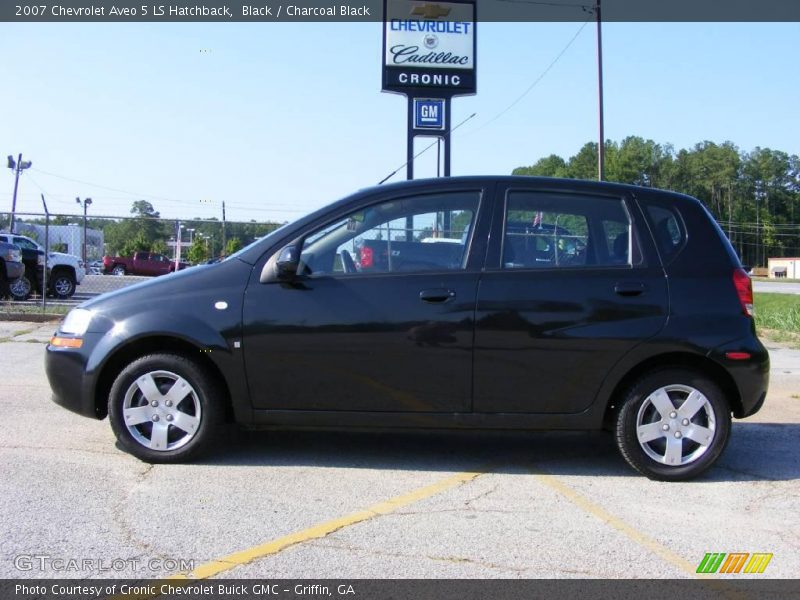 Black / Charcoal Black 2007 Chevrolet Aveo 5 LS Hatchback