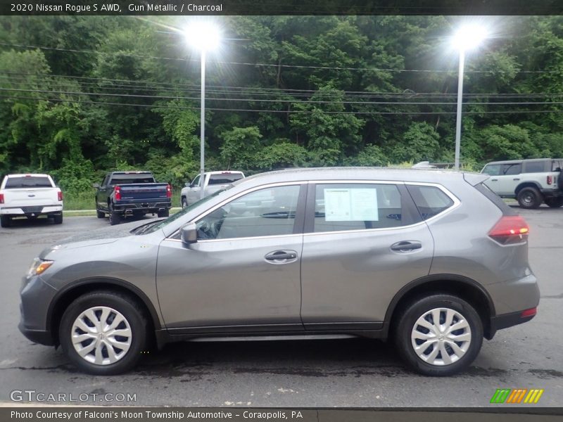 Gun Metallic / Charcoal 2020 Nissan Rogue S AWD