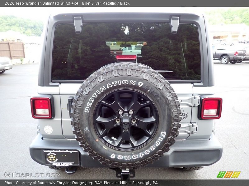 Billet Silver Metallic / Black 2020 Jeep Wrangler Unlimited Willys 4x4