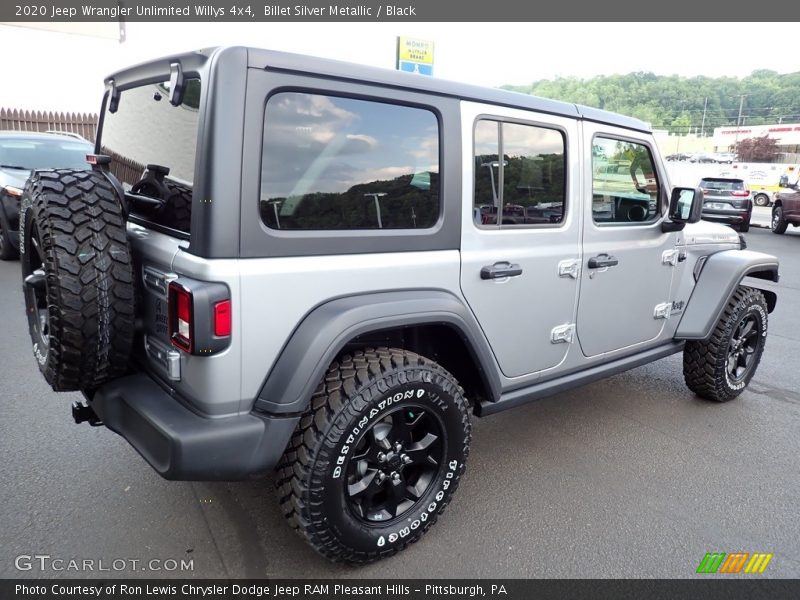 Billet Silver Metallic / Black 2020 Jeep Wrangler Unlimited Willys 4x4