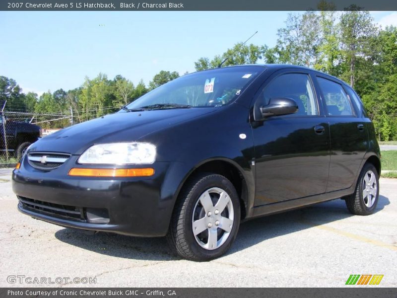 Black / Charcoal Black 2007 Chevrolet Aveo 5 LS Hatchback